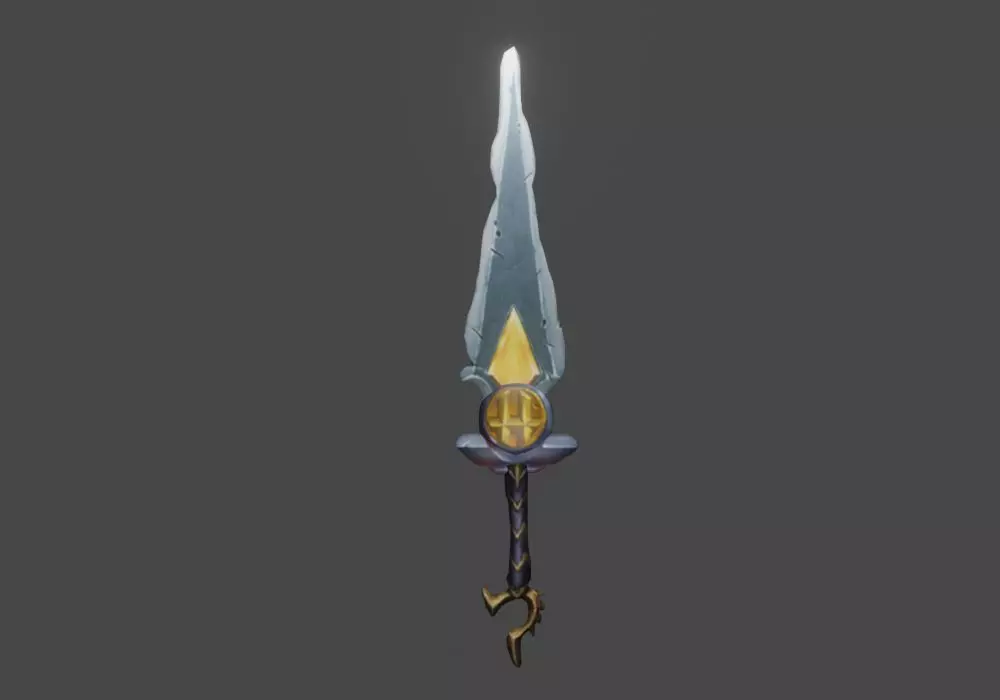 Zeloeman Sword A 63 Low-poly 3D model_0