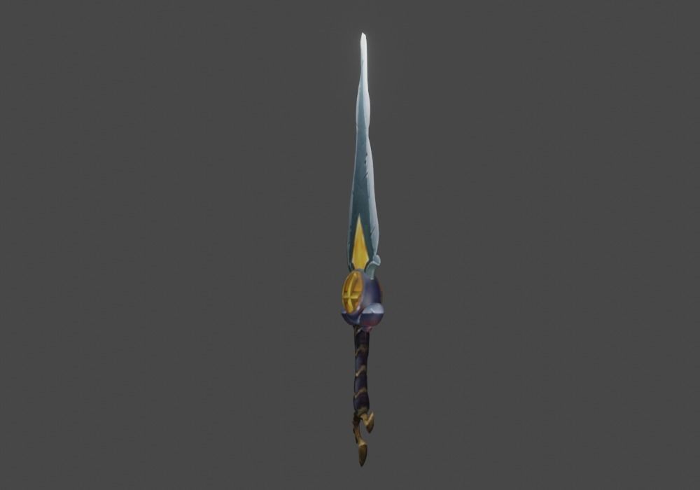 Zeloeman Sword A 63 Low-poly 3D model_15