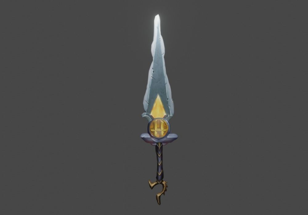 Zeloeman Sword A 63 Low-poly 3D model_1