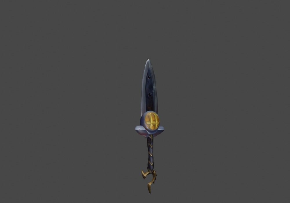 Zeloeman Sword A 62 Low-poly 3D model_7