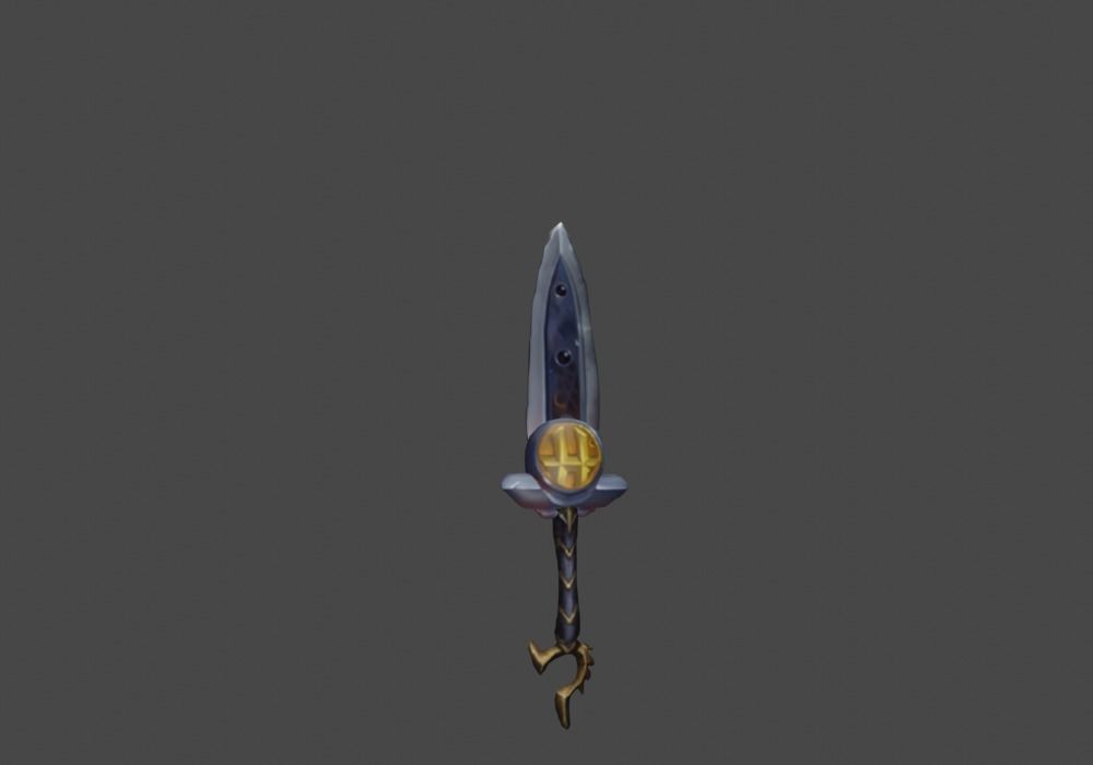 Zeloeman Sword A 62 Low-poly 3D model_5