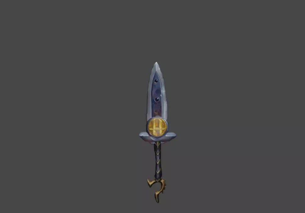 Zeloeman Sword A 62 Low-poly 3D model_0
