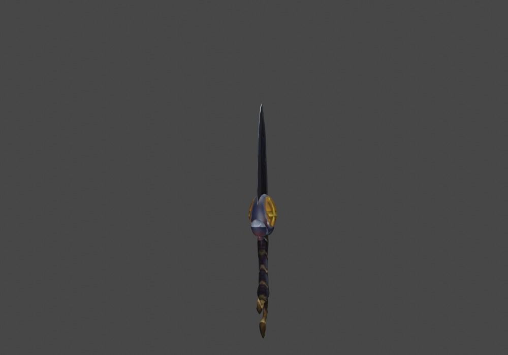 Zeloeman Sword A 62 Low-poly 3D model_11