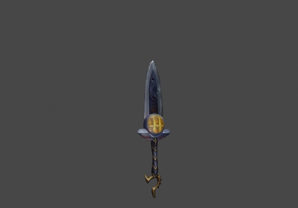 Zeloeman Sword A 62 Low-poly 3D model_6