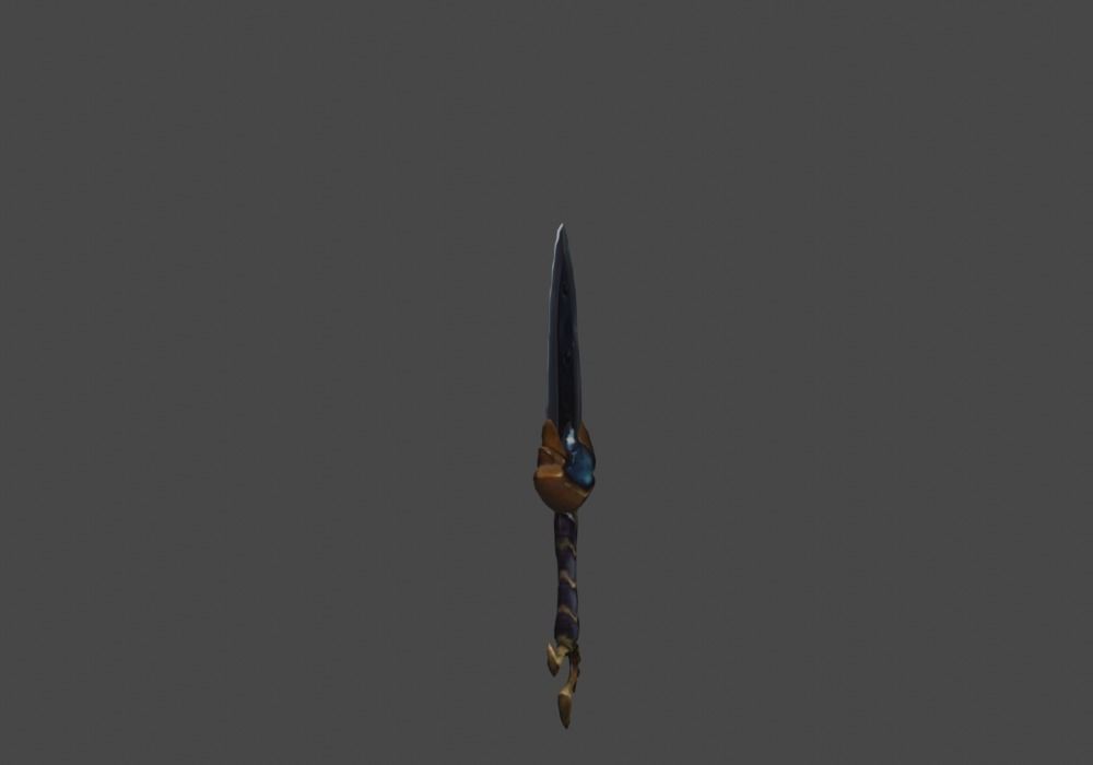 Zeloeman Sword A 61 Low-poly 3D model_10