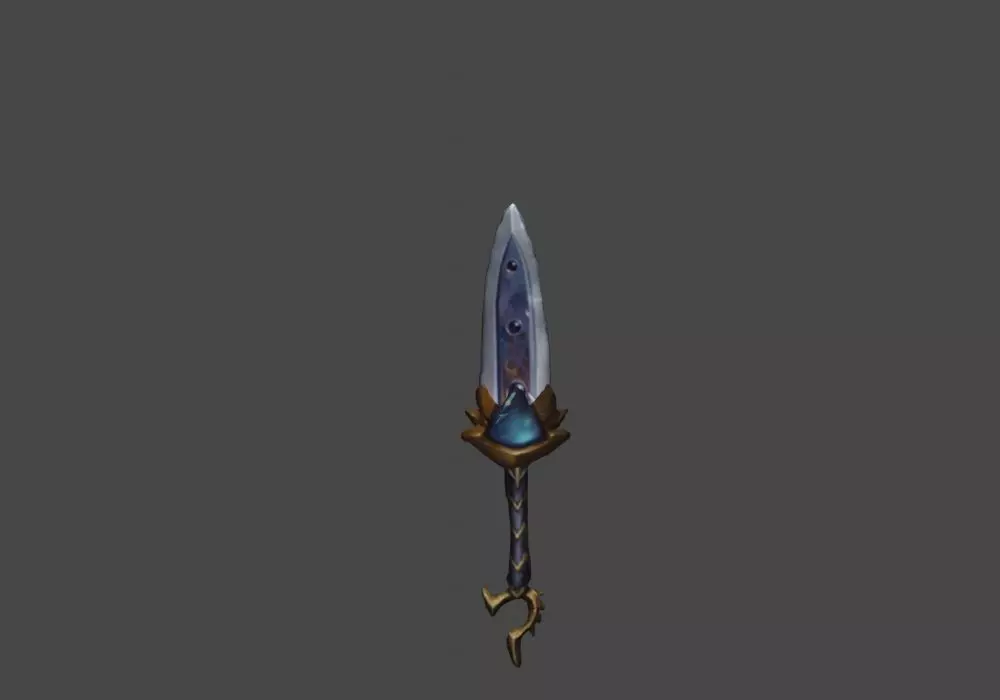 Zeloeman Sword A 61 Low-poly 3D model_0