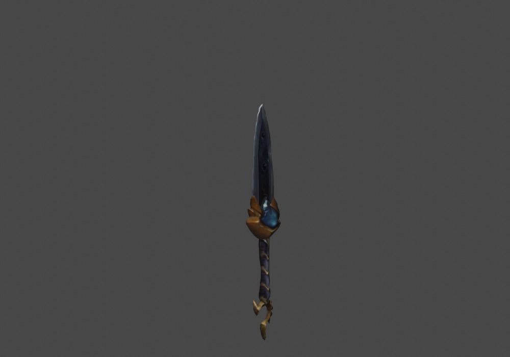 Zeloeman Sword A 61 Low-poly 3D model_9