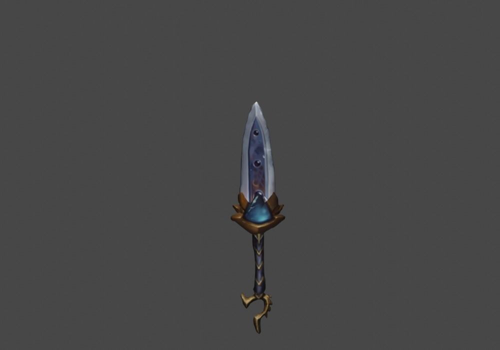 Zeloeman Sword A 61 Low-poly 3D model_2
