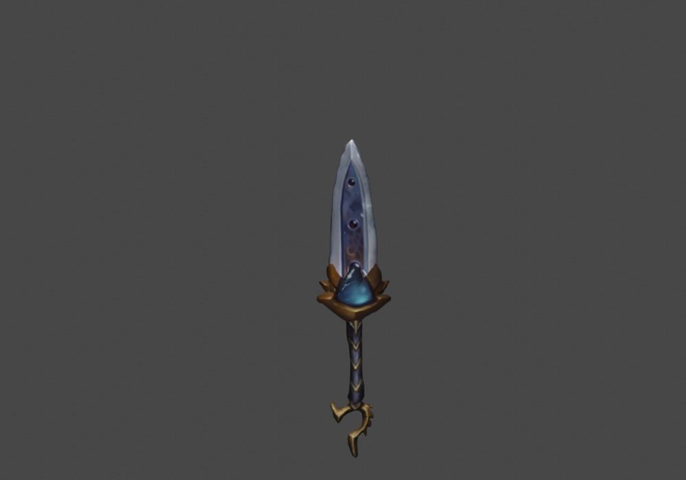 Zeloeman Sword A 61 Low-poly 3D model_3