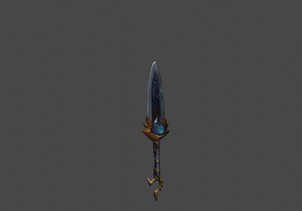 Zeloeman Sword A 61 Low-poly 3D model_7