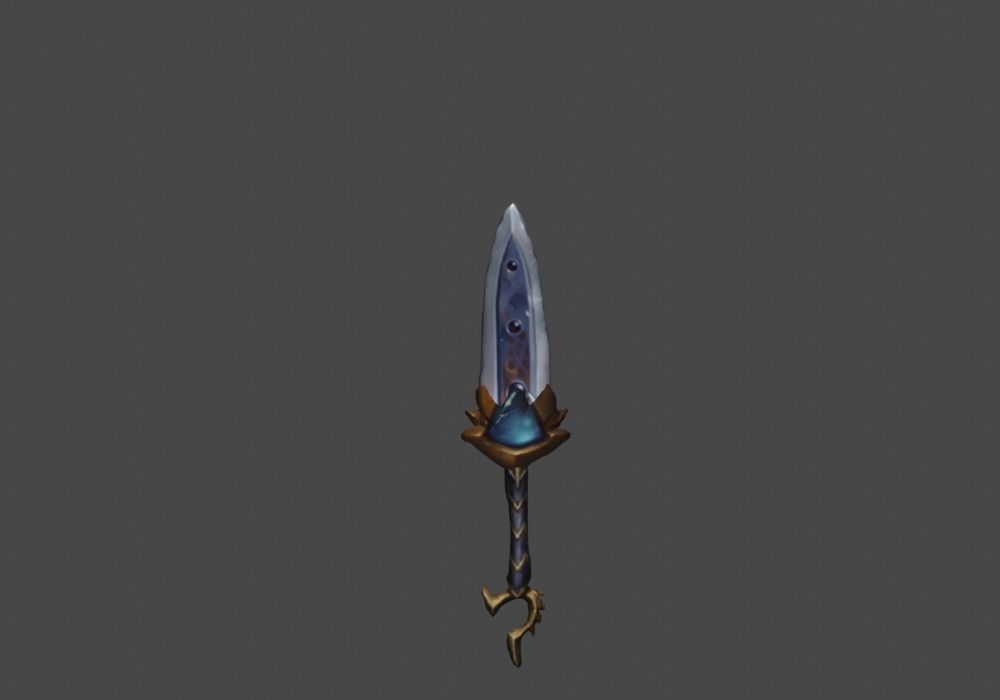 Zeloeman Sword A 61 Low-poly 3D model_1