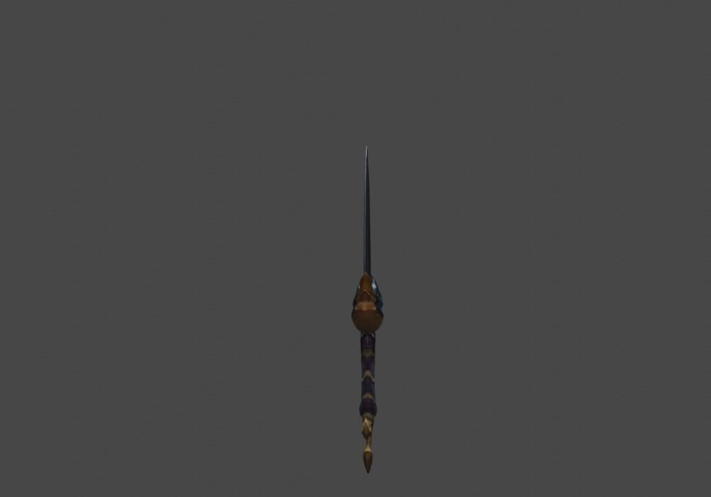 Zeloeman Sword A 61 Low-poly 3D model_12