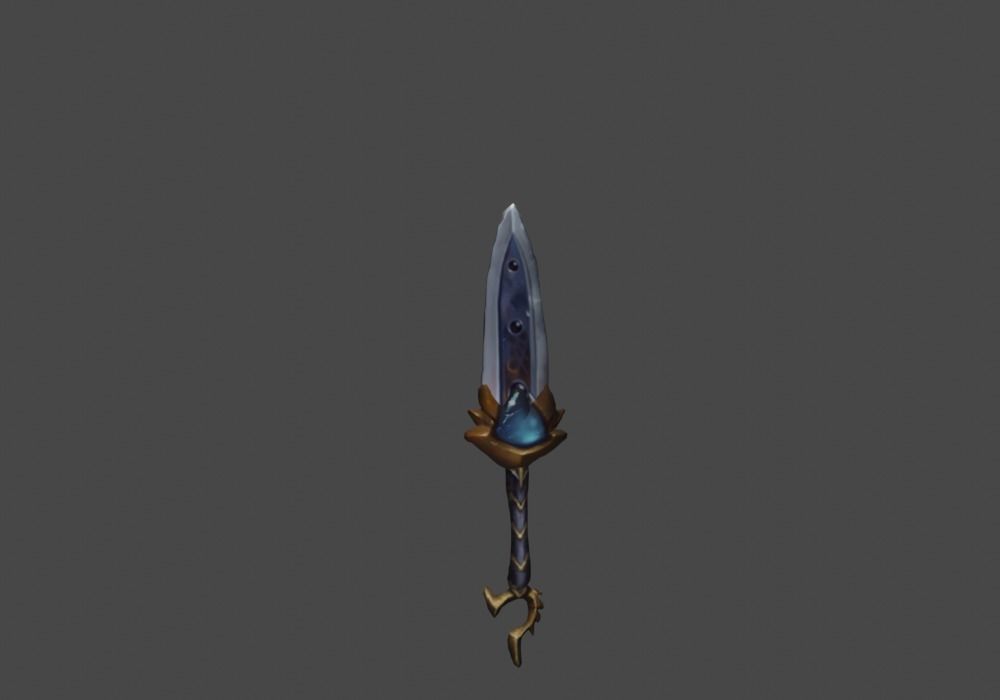 Zeloeman Sword A 61 Low-poly 3D model_5