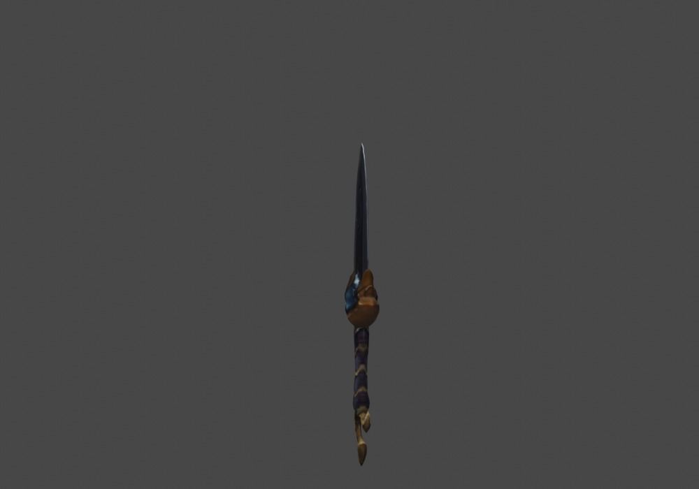Zeloeman Sword A 61 Low-poly 3D model_14