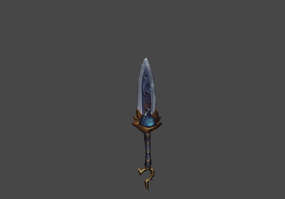Zeloeman Sword A 61 Low-poly 3D model_4