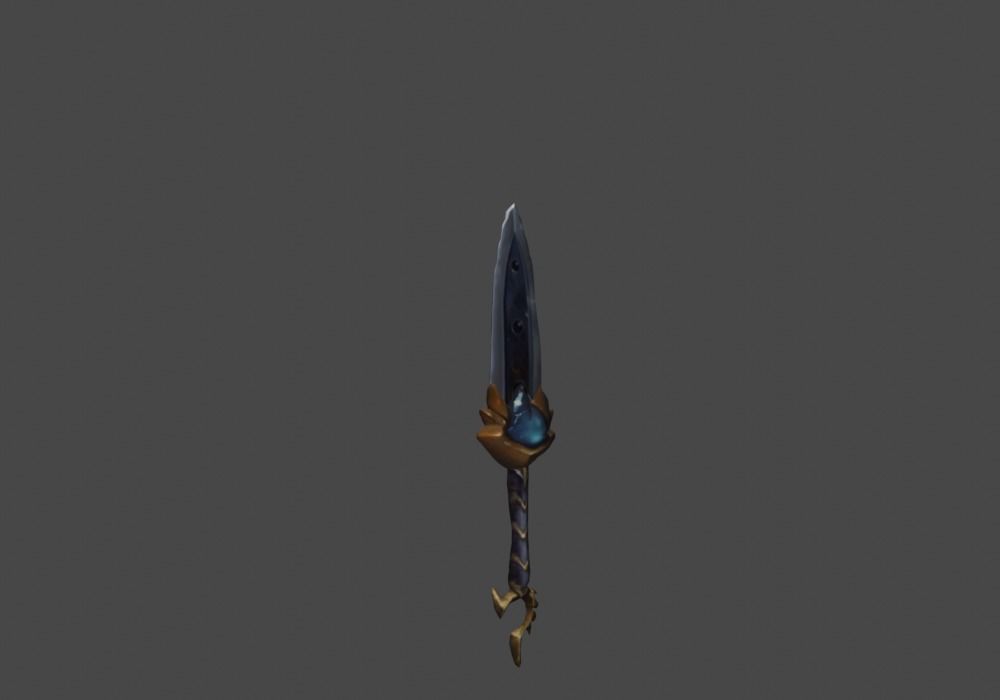 Zeloeman Sword A 61 Low-poly 3D model_8
