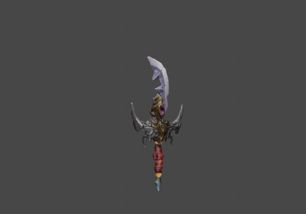 Zeloeman Sword A 6 Low-poly 3D model_8
