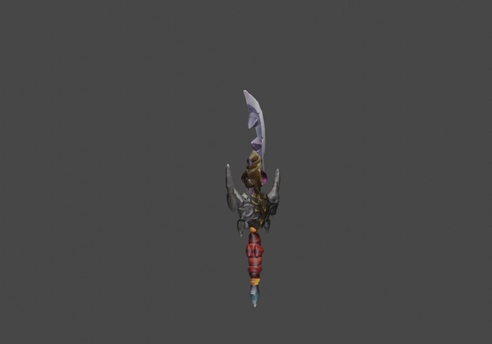 Zeloeman Sword A 6 Low-poly 3D model_10