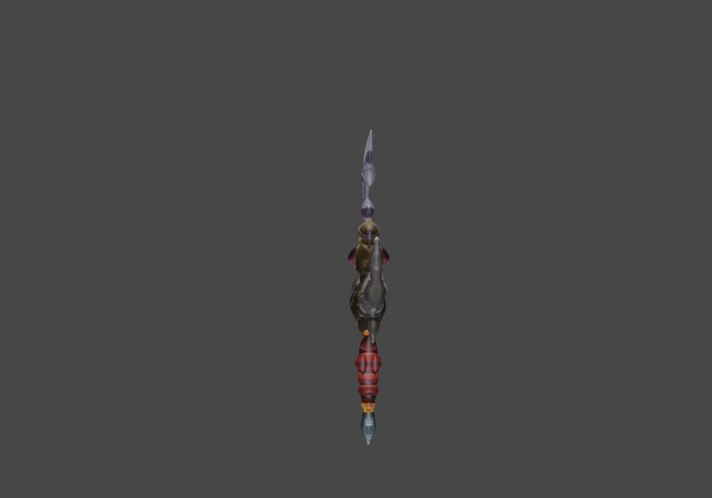 Zeloeman Sword A 6 Low-poly 3D model_13