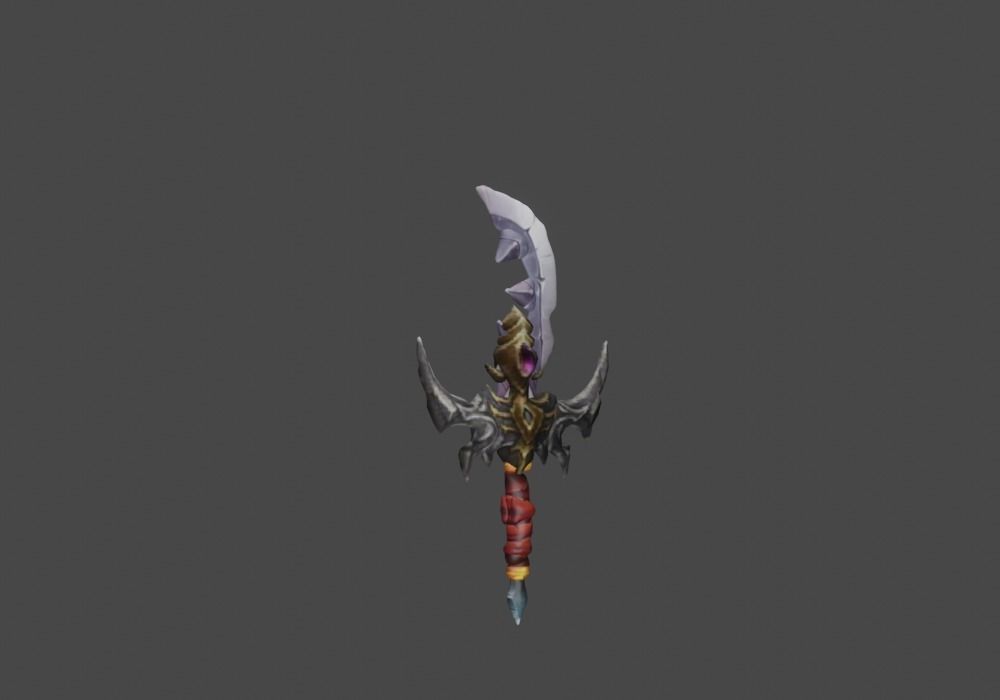 Zeloeman Sword A 6 Low-poly 3D model_7