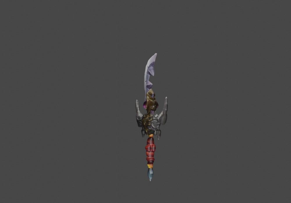 Zeloeman Sword A 6 Low-poly 3D model_15
