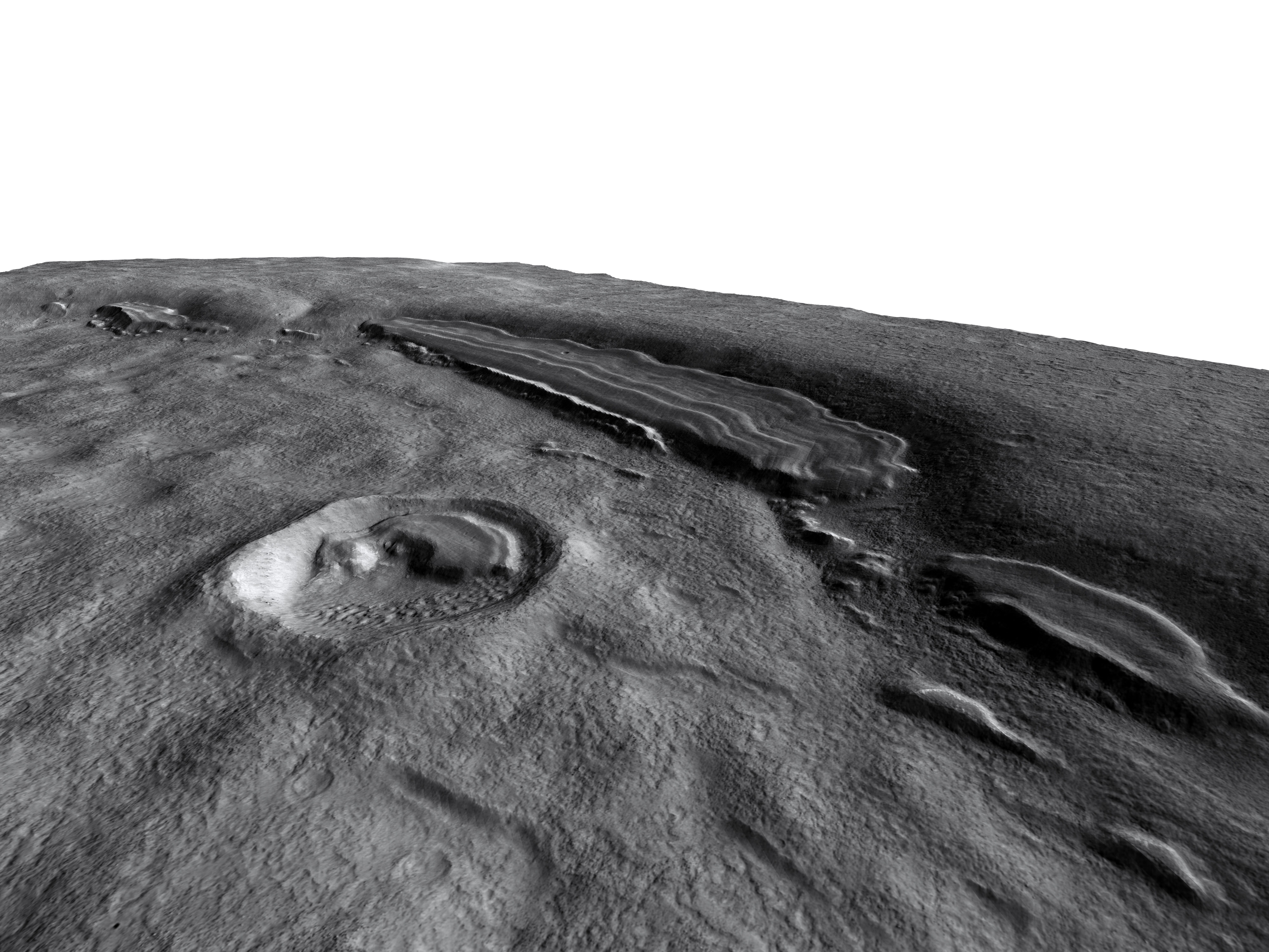 MARS VR - Dipping Layers South of Reull Vallis 3D model_3