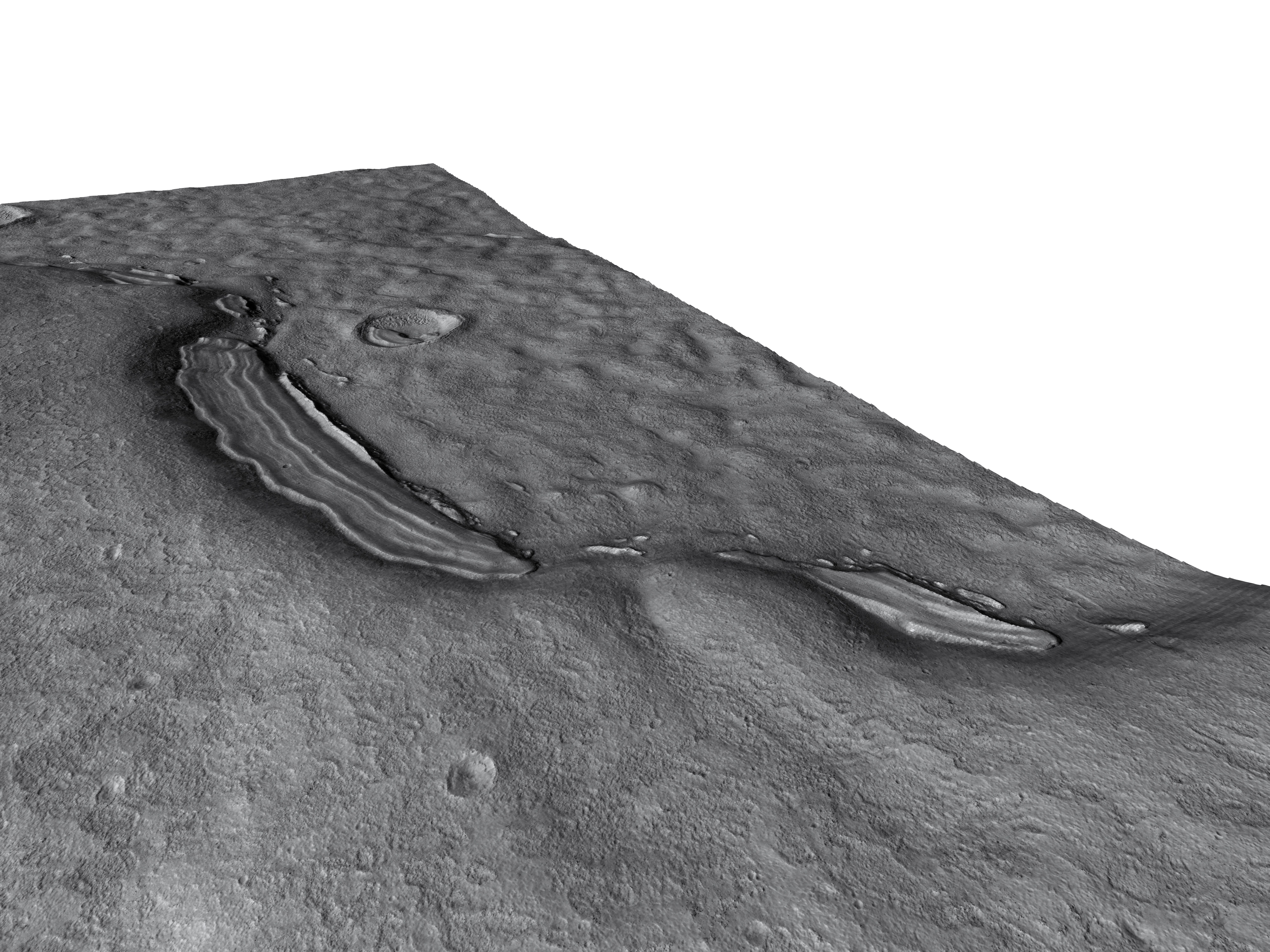 MARS VR - Dipping Layers South of Reull Vallis 3D model_1