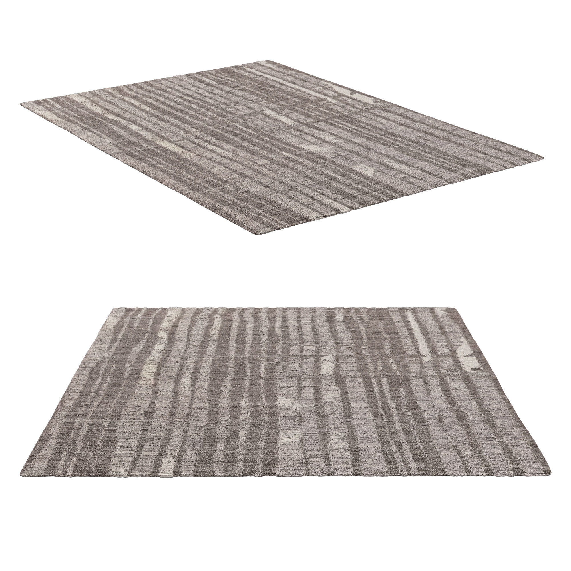 RHADA HAND-KNOTTED WOOL RUG B 3D model_6