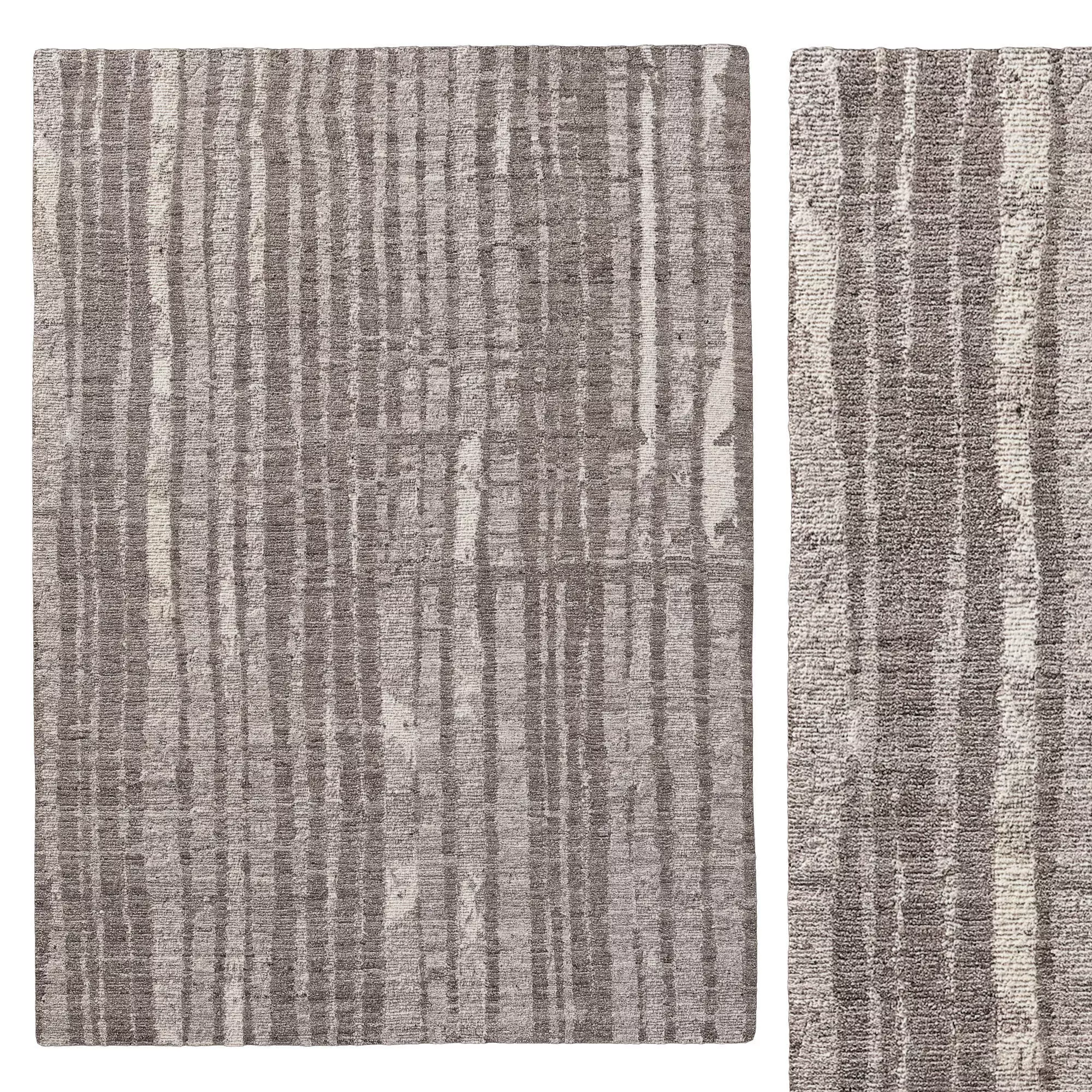 RHADA HAND-KNOTTED WOOL RUG B 3D model_0