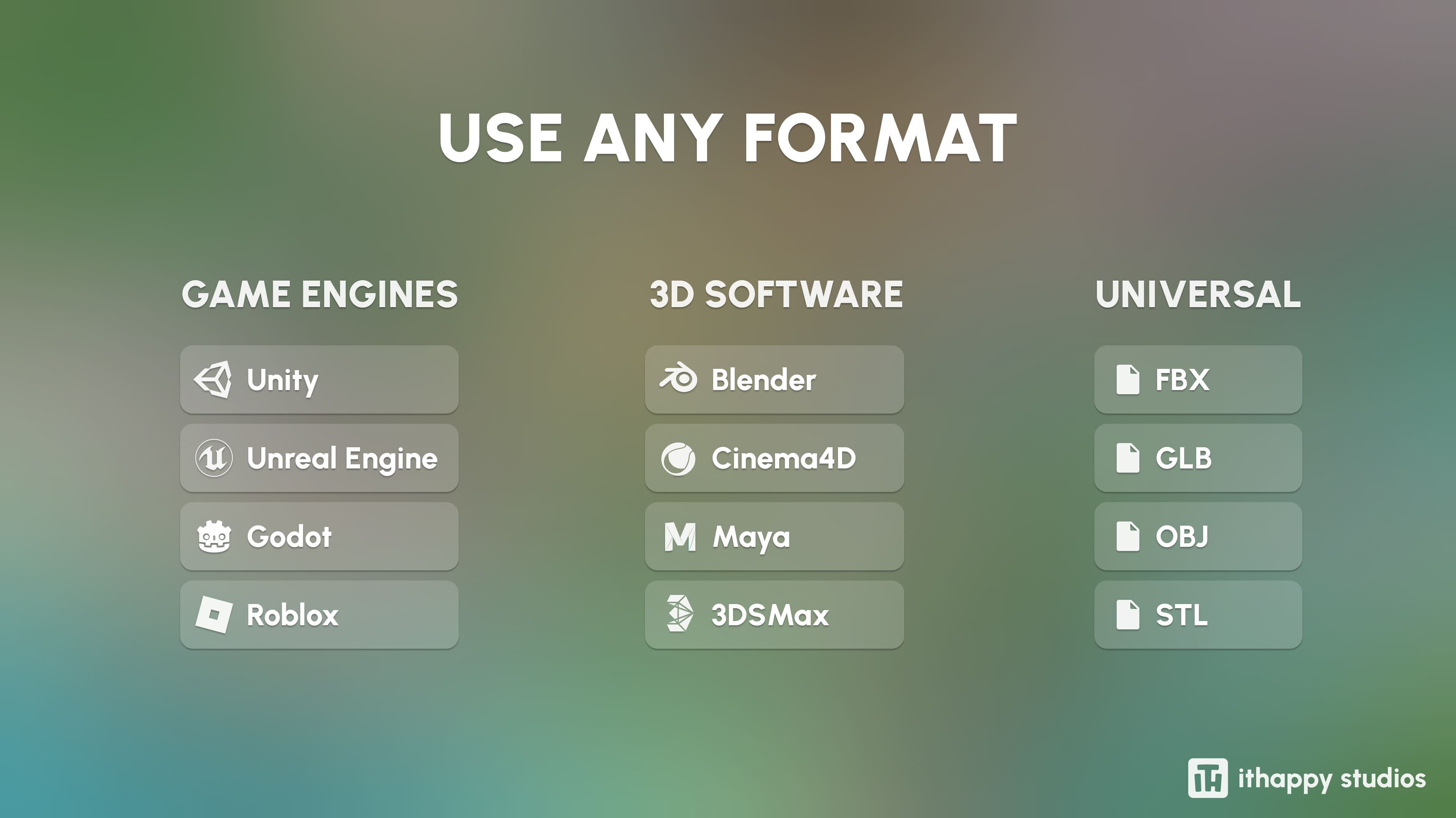 Amusement Park Low-poly 3D model_2