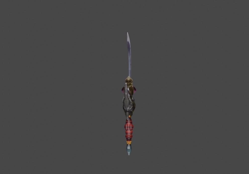 Zeloeman Sword A 57 Low-poly 3D model_12