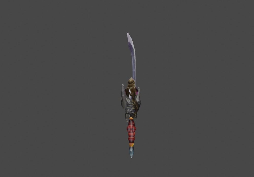Zeloeman Sword A 57 Low-poly 3D model_11