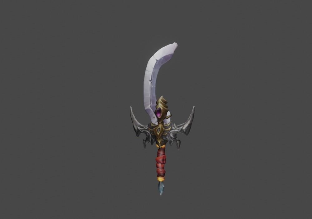 Zeloeman Sword A 57 Low-poly 3D model_19