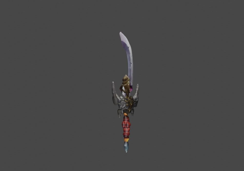 Zeloeman Sword A 57 Low-poly 3D model_10