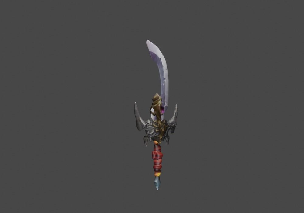 Zeloeman Sword A 57 Low-poly 3D model_9