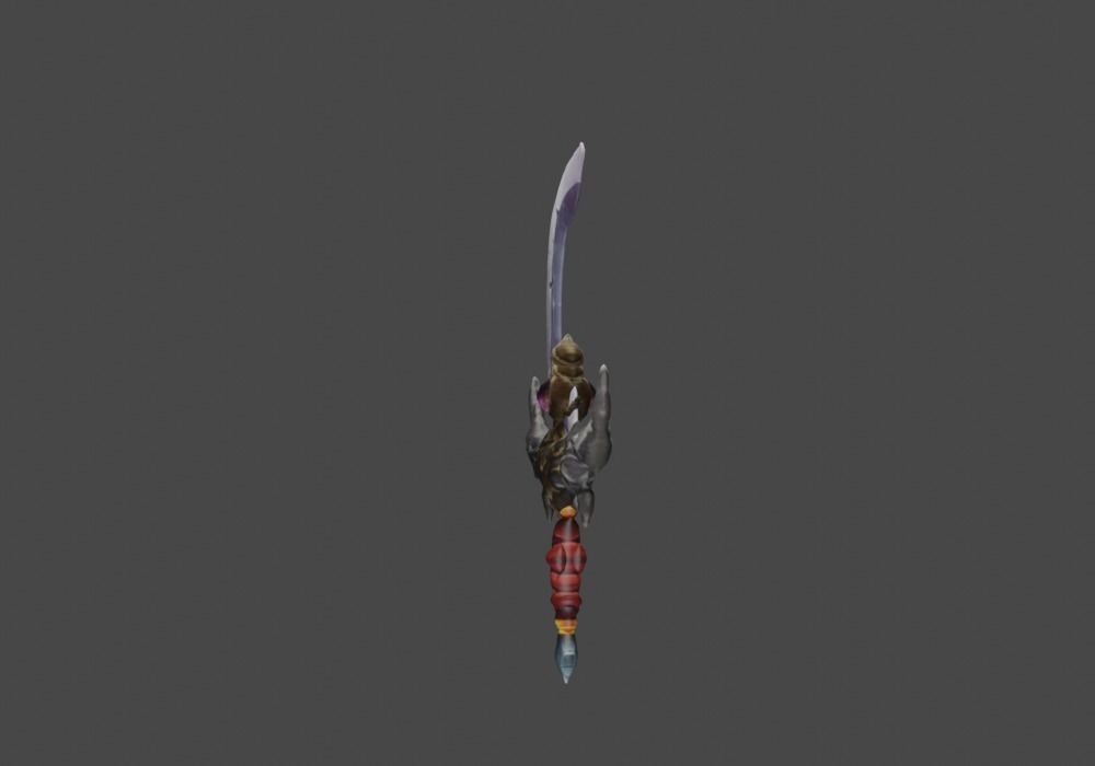 Zeloeman Sword A 57 Low-poly 3D model_14