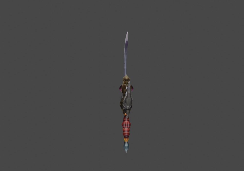 Zeloeman Sword A 57 Low-poly 3D model_13