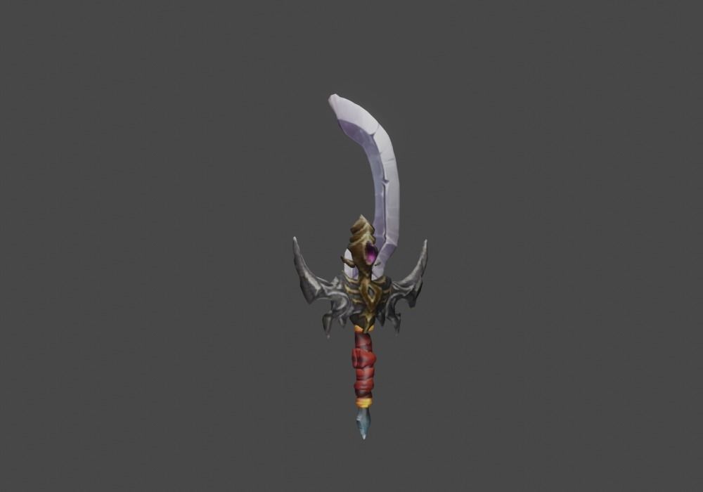 Zeloeman Sword A 57 Low-poly 3D model_7