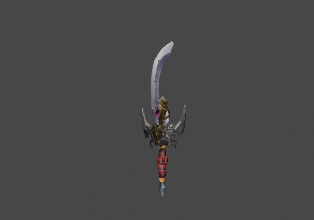 Zeloeman Sword A 57 Low-poly 3D model_16