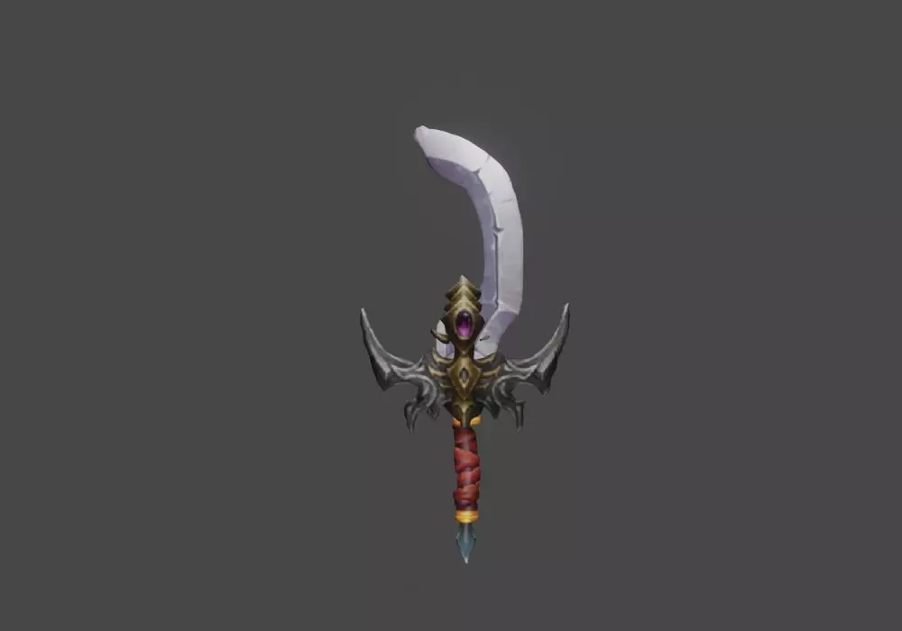 Zeloeman Sword A 57 Low-poly 3D model_0