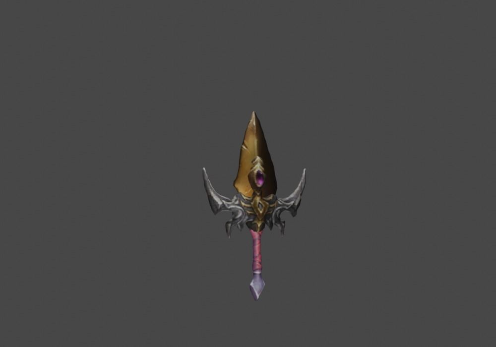 Zeloeman Sword A 55 Low-poly 3D model_6
