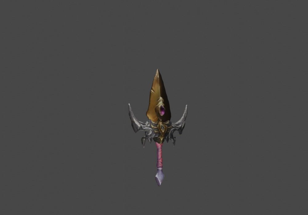Zeloeman Sword A 55 Low-poly 3D model_7