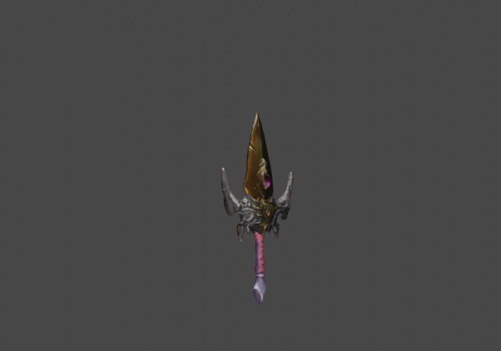 Zeloeman Sword A 55 Low-poly 3D model_9