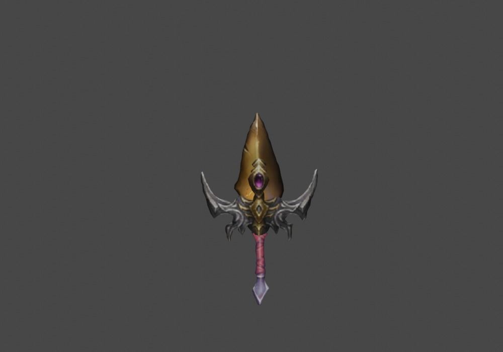 Zeloeman Sword A 55 Low-poly 3D model_1