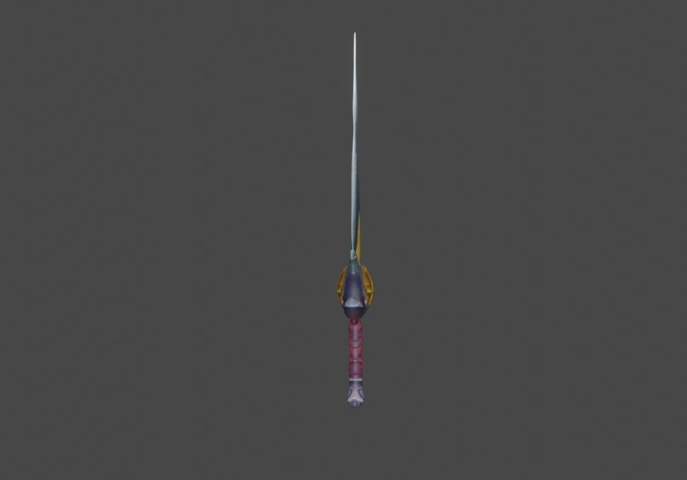Zeloeman Sword A 53 Low-poly 3D model_12