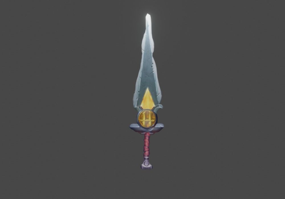 Zeloeman Sword A 53 Low-poly 3D model_24