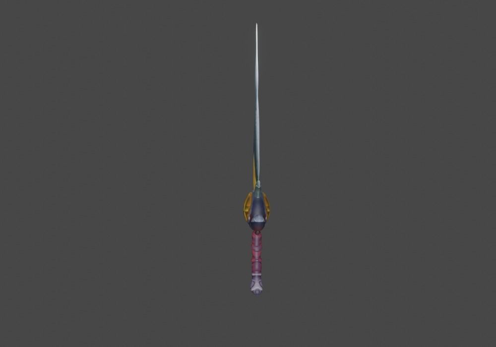 Zeloeman Sword A 53 Low-poly 3D model_13
