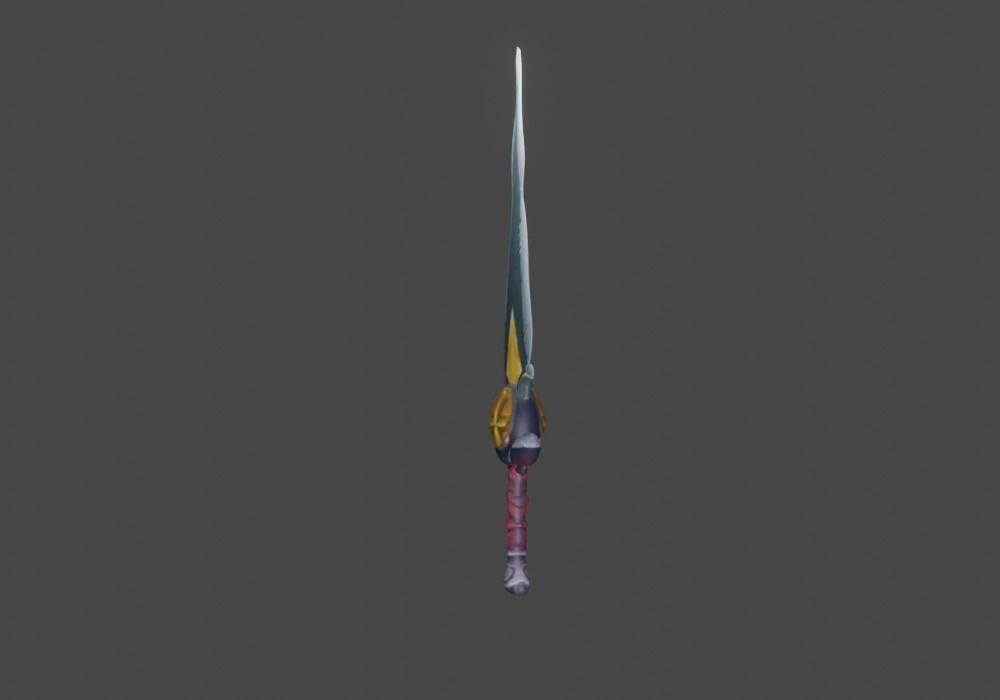 Zeloeman Sword A 53 Low-poly 3D model_14