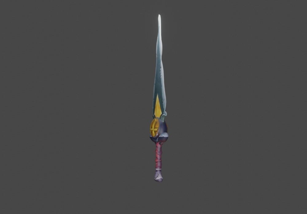 Zeloeman Sword A 53 Low-poly 3D model_15