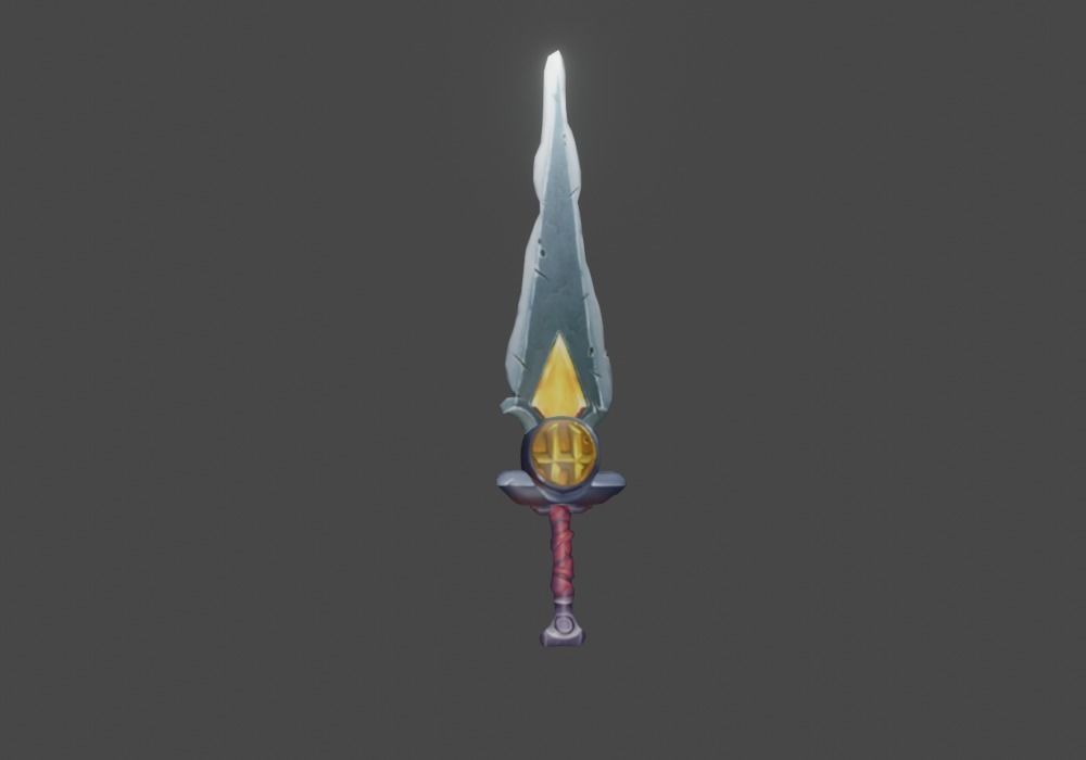 Zeloeman Sword A 53 Low-poly 3D model_4